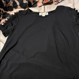 Michael Kors Black Short Sleeve Top medium